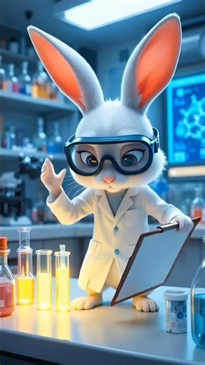 Baby Rabbit 🐰 fun 😊 time # animated story #funny #shortsviral