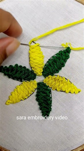 Embroidery for beginners 💜#embroidery #handembroidery #tutorial #beginnerembroidery