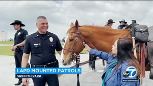 LAPD increases mounted patrol at Griffith Park to help reduce crime