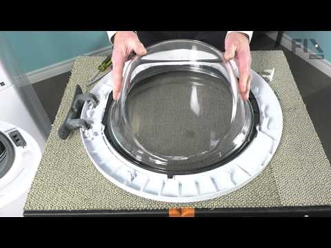 Frigidaire Washer Repair – How to replace the Door Panel
