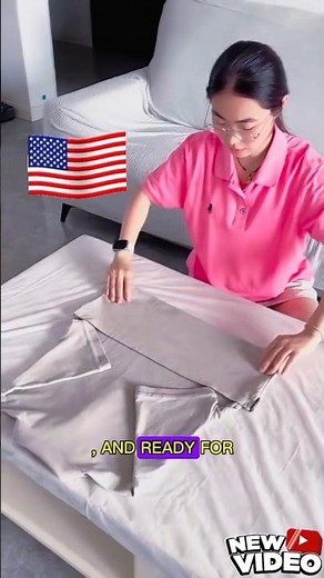 The Shirt Folding Hack Everyone Should Know! 👕✨