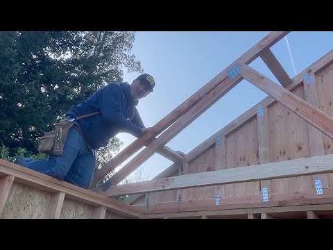 Rolling the Trusses (How to Put Up Trusses) | Paul Rea