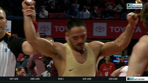 CHAMPION!!!! Isaiah Salazar is your Big Ten champion at 184 pounds with an 8-1 overtime victory! #GopherTough | Minnesota Wrestling