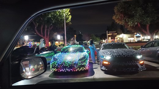 Can you drive your car decorated with holiday lights in California? Here's what to know
