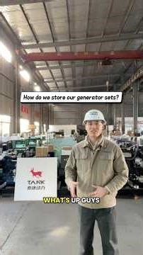 How do we store our generator sets? #generator #backuppower #generatorshop #powergenerator