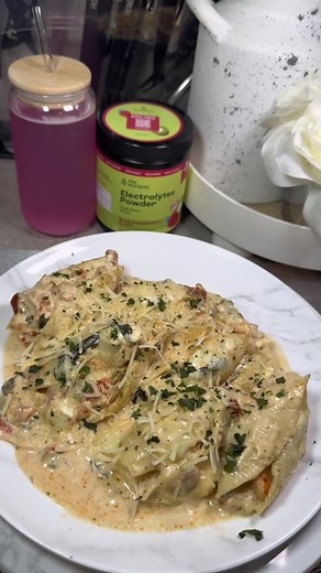 Shrimp Stuffed Pasta Shells Recipe with Electrolytes