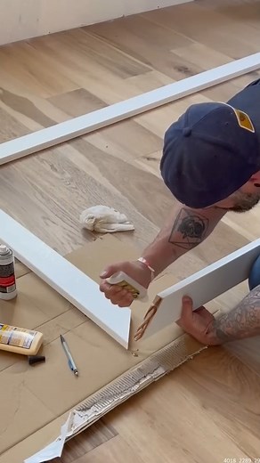 110K views · 1.2K reactions | DIY Decorative Casing #diybuild #builders #woodwork | Bourbon Moth Woodworking | Facebook