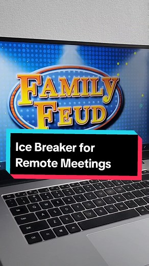 Family Feud Icebreaker for Remote Meetings (Canva Template)