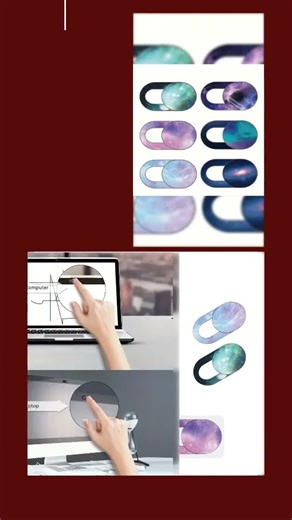 2/4/6pcs Webcam Cover Slide, Ultra-Thin Camera Cover for Laptop, MacBook,PC,Cell Phone, Protect Y...