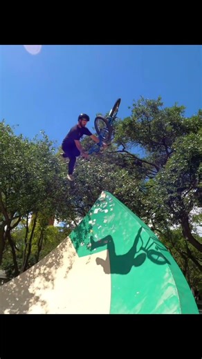 One of the most insane BMX tricks I’ve seen in person. #bmxlife #bmx #skatepark #bike