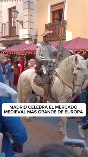 ⚔️ ¡EL PLAN PERFECTO PARA ESTE PUENTE EN MADRID! 🍂🔥 Alcalá de Henares vuelve a viajar al Siglo de Oro con su impresionante Mercado Cervantino. 🐎🛡️ 📅 Hasta el lunes 12 de octubre 📍 Centro histórico de Alcalá de Henares Durante cinco días, más de 2 km de calles se transforman con cerca de 400 puestos de artesanía y gastronomía. 🤩 ¿Qué encontrarás? 👇 🍖 Gastronomía y puestos artesanales ⚔️ Justas medievales y exhibiciones de esgrima 🦅 Espectáculos de cetrería 🎭 Teatro, música y pasacalles