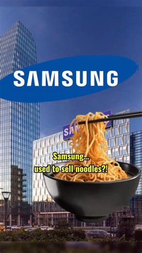 Samsung Started as a Noodle Company?!‎ #historyshorts #shorts #facts