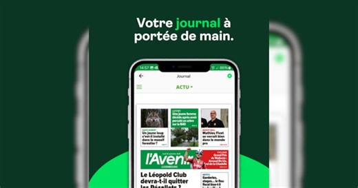 Voici comment lire votre journal l'Avenir sur les écrans en 2026