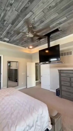 Amazing idea for LCD screen placement | AlKarim Ceiling Pvt Ltd.
