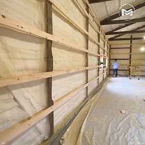 13K views · 82 reactions | Finishing the Interior of a Post Frame Garage #postframebuild #barndominium #barndobuild | MR Post Frame | Facebook