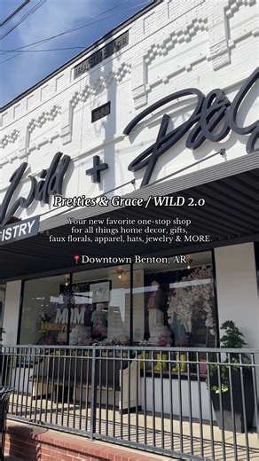 💗💗💗 Pretties & Grace...the boutique for your home and gifts from the heart. Gracefully curated interiors & gifts. Wild 2.0. Where faith meets fashion! In our beloved store, you will find intentional details for a beautiful shopping experience. Come see us at 102 N. Market street in Downtown Benton or our NWA location @brickcityfayetteville Locally owned and prayerfully operated! Thank you for shopping small!!❤️ Shop online at prettiesandgrace.com! Link in bio. Follow us on Facebook, Instagram