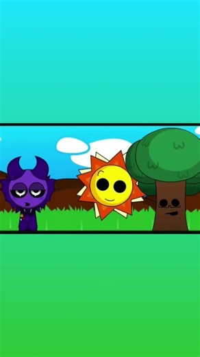 Mr. Sun, durple and Mr. tree👍 #sprunki #incredibox