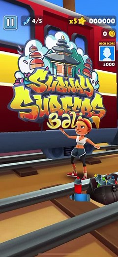 Subway Surf Mobile Game: Collect Coins and Avoid Obstacles