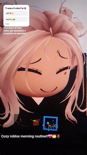 cozy roblox morning routine!!💖👋// #audio #roblox #cozy #aestetich
