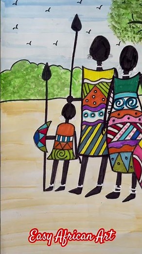Brilliant African Art Idea for Kids – So Easy & Inspiring!
