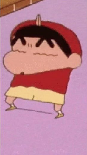 look at this shin-chan is dancing in this song