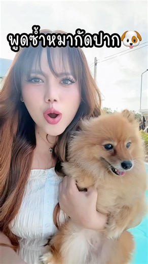 If I repeat myself, the dog will bite my mouth! 🤣