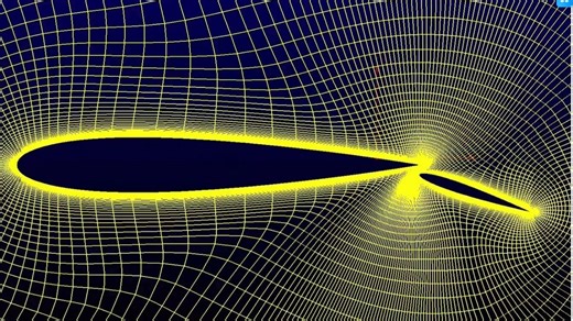 point wise-双翼型网格划分（拉伸停止条件）