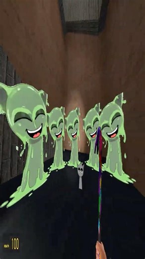 Nightmare Sprunki Mr. Fun Computer Radioactive in labyrinth Nextbot Gmod #garrysmod #roblox #gmod