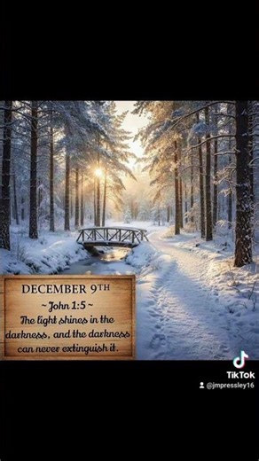 **WALKING IN THE LIGHT: A December Reflection on John 1:5 ❄️**