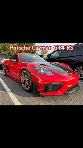Porsche Cayman GT4 RS