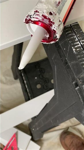 Caulking gun tip - how to store caulk for near future use #caulker #caulking #homecontractor