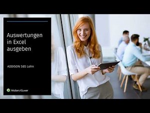 ADDISON SBS Lohn - Auswertungen in Excel ausgeben