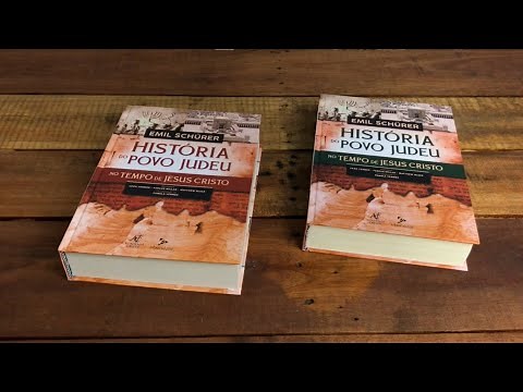 História do Povo Judeu no Tempo de Jesus Cristo - Emil Schürer - Coleção Vol. 1 e 2 - Com Cristo