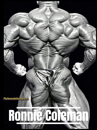 Ronnie Coleman — The Greatest Back in Bodybuilding History 👑💥 | Muscle factory