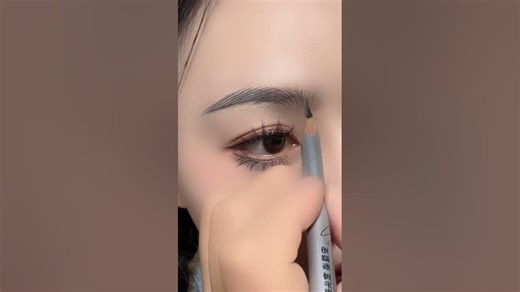 Easy and simple eyebrow drawing tutorial #makeup新手画眉技巧#眉毛 #美妆 #新手化妆技巧 #Shorts