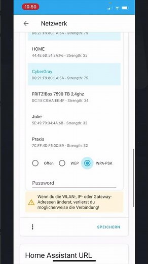 Use Wi-Fi connection in Home Assistant (WiFi)