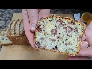 Νηστίσιμη Ελιόπιτα-Κέικ με Χυμό Πορτοκαλιού και Ελαιόλαδο Έτοιμη σε 5' για ψήσιμο !!VEGAN Olive pie