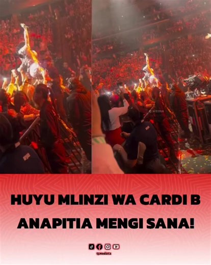 Huyu Bodyguard wa #cardib mbona kama anapatia mengi sana #QmediaTz