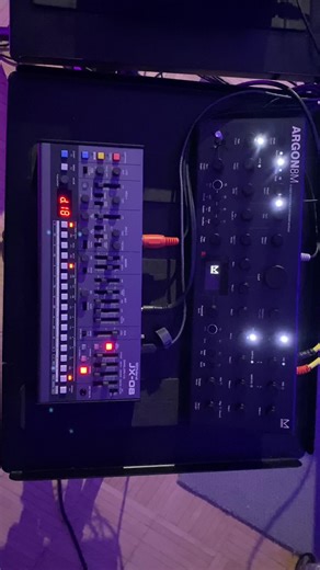 Testing out the performance setup. My custom Arduino MIDI controller with the Modal Electronics Argon8 and the Roland JX-08 #synthtok #synthesizer #synthesizers #midi #midicontroller #omnichord #arduinoprojects #arduinoproject #electronicmusic #arduino #electronicsprojects #musictech #musictechnology