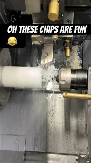 Have you ever worked with plastic or delrin? #cnc #machine #cncmachine