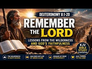 Deuteronomy 8 Bible Study | Remember the Lord | KJV Bible Exposition & Spiritual Lessons