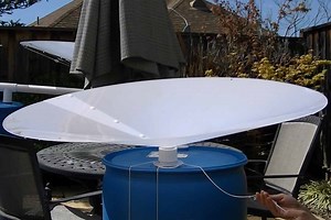 RainSaucer, l'invention d'un parapluie inversé en forme d'entonnoir pour faciliter la récupération d'eau de pluie