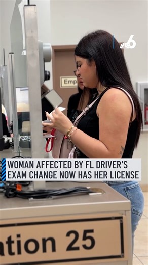 The Florida Department of Highway Safety and Motor Vehicles announced that starting Feb. 6, all driver’s license tests would only be administered in English. After NBC6 aired Daniela’s story last week, the tax collector’s office reached out, explaining there was a transition period. Anyone who made an appointment before Feb. 6 could still take their test in another language as originally planned. More of her story here: http://on.nbc6.com/zKAoePO #driver #driverslicense #spanish #english #test |