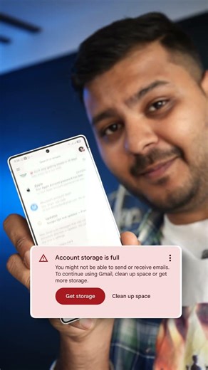 Secret Gmail Trick to Free Up Storage INSTANTLY! 🤯 #elementec #shorts