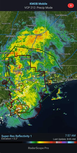 3.6K views · 37 reactions | RADAR UPDATE | 8:05 AM SUN A complex of...