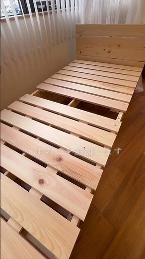 ロングサイズ布団がはみ出す問題を解決！216cm対応ひのきすのこベッド