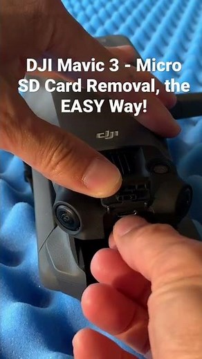 DJI Mavic 3 Pro: Micro SD Card Removal the EASY Way!!