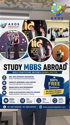🚀 Study MBBS Abroad | Low Fees, Global Opportunities | Axos Immigration