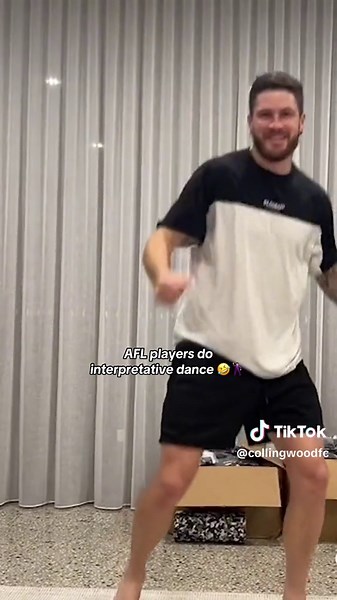 Do interpretative dance or you can’t go on off-season holiday 😅 #interpretativedance #afl #collingwood #footy #dancefail