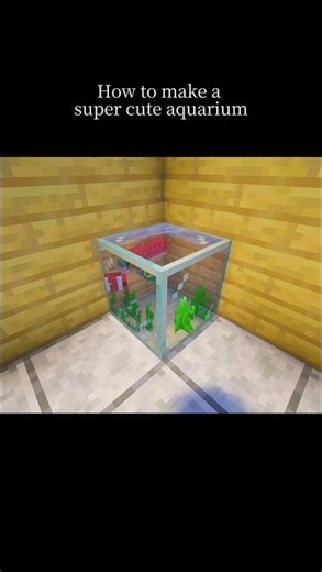 Super CUTE Minecraft Aquarium Build! 🐠✨